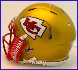 Nick Bolton Signed Kansas City Chiefs F/S Flash Speed Authentic Helmet BAS
