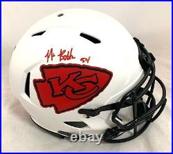 Nick Bolton Signed Kansas City Chiefs Lunar Eclipse Authentic Helmet Beckett