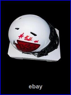 Nick Bolton Signed Kansas City Chiefs Lunar Eclipse Mini Helmet Bas Linebacker 2
