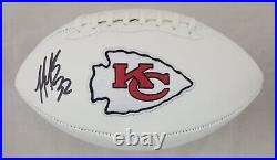 Nick Bolton Signed Kansas City Chiefs NFL Logo Football Beckett Coa