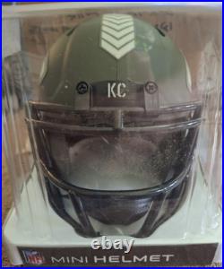 Nick Bolton Signed Kansas City Chiefs Salute To Service Mini Helmet Beckett
