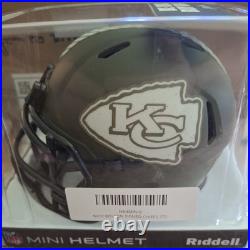 Nick Bolton Signed Kansas City Chiefs Salute To Service Mini Helmet Beckett