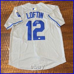 Nick Loftin Signed Kansas City Royals Jersey JSA Coa Autographed