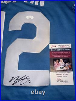 Nick Loftin Signed Kansas City Royals Jersey Star Slugger JSA Auth #2