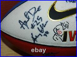 Nike 1000 Woman's IWFL Game Football Team Signed Katie & Liz Sowers Kansas City