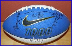 Nike 1000 Woman's IWFL Game Football Team Signed Katie & Liz Sowers Kansas City