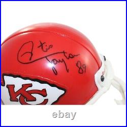 Otis Taylor Signed Kansas City Chiefs VSR4 Replica Mini Helmet Beckett 44228