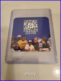 PATRICK MAHOMES 2021 Panini Score #NL2 HARD-SIGNED AUTO WithCOA Five Star Grading