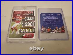 PATRICK MAHOMES 2021 Panini Score #NL2 HARD-SIGNED AUTO WithCOA Five Star Grading