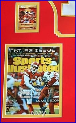 PATRICK MAHOMES II Signed Framed Jersey Authenticated + COA Kansas City Chiefs