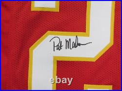 PAT MAHOMES KANSAS CITY CHIEFS SIGNED PRO STYLE FOOTBALL JERSEY WhosYourDad JSA