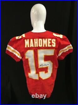 Patrick Mahomes 2020 Kansas City CHIEFS GAME ISSUED Autographed Jersey