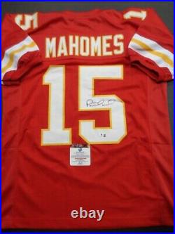 Patrick Mahomes Autographed Kansas City Cheifs Custom Red Home Jersey with COA