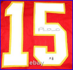 Patrick Mahomes / Autographed Kansas City Chiefs Custom Football Jersey / COA