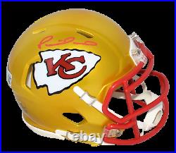 Patrick Mahomes Autographed Kansas City Chiefs Flash Speed Mini Helmet Beckett