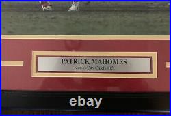Patrick Mahomes Autographed Kansas City Chiefs Framed 16x20 JSA Witness