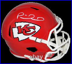 Patrick Mahomes Autographed Kansas City Chiefs Full Size Speed Helmet Beckett