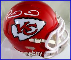 Patrick Mahomes / Autographed Kansas City Chiefs Logo Riddell Mini Helmet / COA