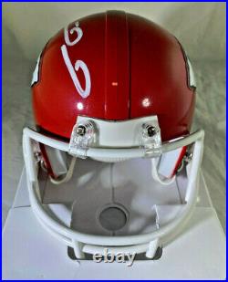 Patrick Mahomes / Autographed Kansas City Chiefs Logo Riddell Mini Helmet / Coa