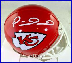 Patrick Mahomes / Autographed Kansas City Chiefs Logo Speed Mini Helmet / Coa