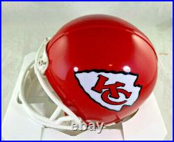 Patrick Mahomes / Autographed Kansas City Chiefs Logo Speed Mini Helmet / Coa