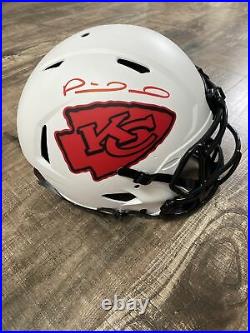 Patrick Mahomes Autographed Kansas City Chiefs Lunar Authentic Helmet Beckett