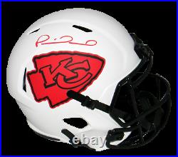 Patrick Mahomes Autographed Kansas City Chiefs Lunar Full Size Helmet Beckett