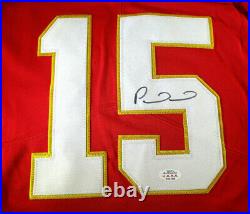 Patrick Mahomes / Autographed Kansas City Chiefs Pro Style Football Jersey / Coa