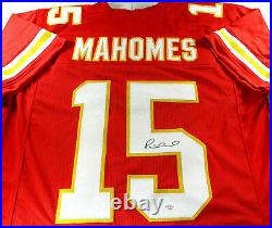 Patrick Mahomes / Autographed Kansas City Chiefs Red Custom Jersey / Coa