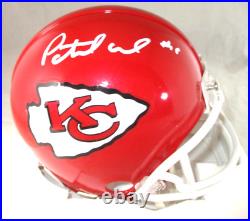 Patrick Mahomes / Autographed Kansas City Chiefs Riddell Mini Helmet / PSA LOA