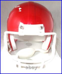 Patrick Mahomes / Autographed Kansas City Chiefs Riddell Mini Helmet / PSA LOA