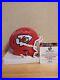 Patrick Mahomes / Autographed Kansas City Chiefs Riddell Speed Mini Helmet / COA