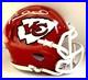 Patrick Mahomes / Autographed Kansas City Chiefs Riddell Speed Mini Helmet / COA