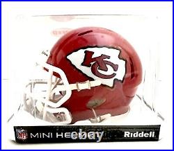 Patrick Mahomes / Autographed Kansas City Chiefs Riddell Speed Mini Helmet / COA Patrick Mahomes / Autographed Kansas City Chiefs Riddell Speed Mini Helmet / COA