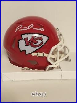 Patrick Mahomes Autographed, Kansas City Chiefs Speed Mini Helmet B. S. A. Coa