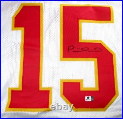 Patrick Mahomes / Autographed Kansas City Chiefs White Custom Jersey / COA