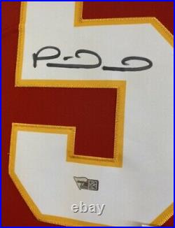 Patrick Mahomes Autographed Signed Framed LED Kansas City Chiefs Jersey FANATICS