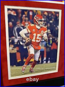 Patrick Mahomes Autographed Signed Framed LED Kansas City Chiefs Jersey FANATICS