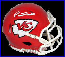 Patrick Mahomes Autographed, Signed Kansas City Chiefs Speed Mini Helmet. Coa