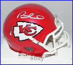 Patrick Mahomes Autographed Signed Kansas City Chiefs Speed Mini Helmet Jsa