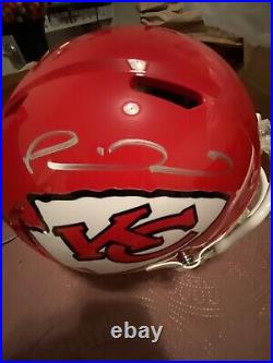 Patrick Mahomes Fanatics Signed Kansas City Chiefs Speed Authentic F/Size Helmet