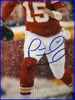 Patrick Mahomes Kansas City Chiefs Autographed 8x10 Photo Dual COAs NFL MVP