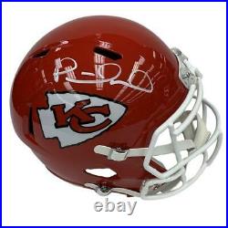 Patrick Mahomes Kansas City Chiefs Autographed F/S Speed Replica Helmet-Beckett