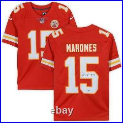 Patrick Mahomes Kansas City Chiefs Autographed Nike Red Limited Jersey