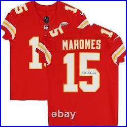 Patrick Mahomes Kansas City Chiefs Autographed Red Nike Elite Jersey