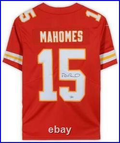 Patrick Mahomes Kansas City Chiefs Autographed Red Nike Game Jersey