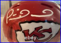 Patrick Mahomes Kansas City Chiefs Autographed Riddell Mini-Helmet COA