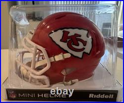 Patrick Mahomes Kansas City Chiefs Autographed Riddell Mini-Helmet COA