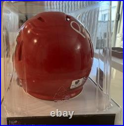 Patrick Mahomes Kansas City Chiefs Autographed Riddell Mini-Helmet COA