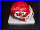 Patrick Mahomes Kansas City Chiefs Autographed Riddell Mini-Helmet GA coa